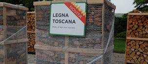 vendita legna toscana in bancale